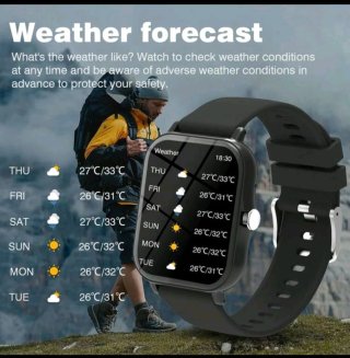 Reloj Inteligente Smartwatch Negro