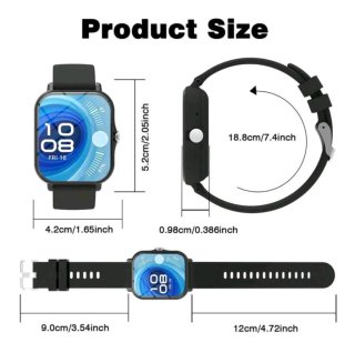 Reloj Inteligente Smartwatch Negro