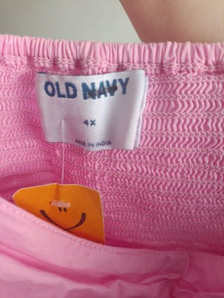Blusa Old Navy Corazón Manga Abullonada Talla XXL