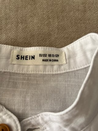 Camisa blanca manga corta