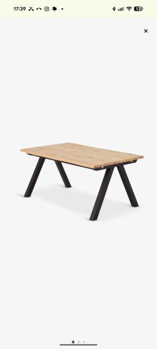 Mesa comedor SANDBY 160x100 extensible + extensión
