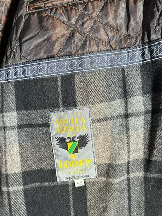 Elegante abrigo vintage de alpaca