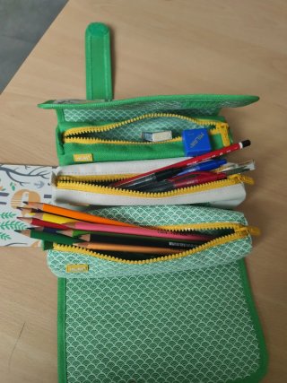 Estuche Escolar Milan Bosque