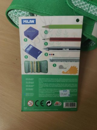 Estuche Escolar Milan Bosque