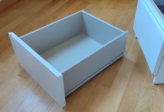 Mesita Noche Ikea 2 Cajones Blanca