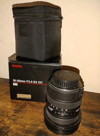 Sigma 10-20mm F3.5 EX DC Objetivo