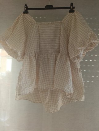 Blusa Old Navy Corazón Mangas Abullonadas