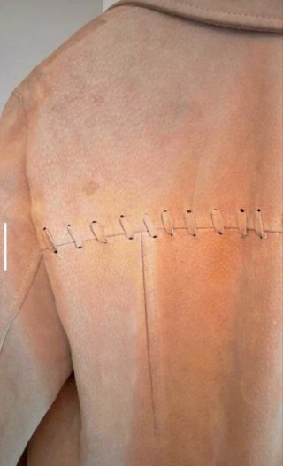 Chaqueta Stradivarius ante con flecos