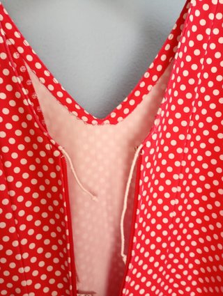 Traje Flamenca Niña Rojo Lunares