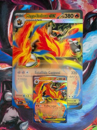 Carta Pokémon Mega-Emboar 34 EX