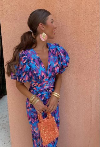 Vestido estampado M