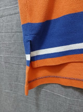 Polo Ralph Lauren XL righe arancio blu