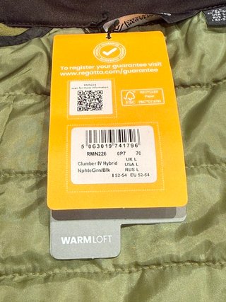 Chaqueta Regatta XL sin estrenar