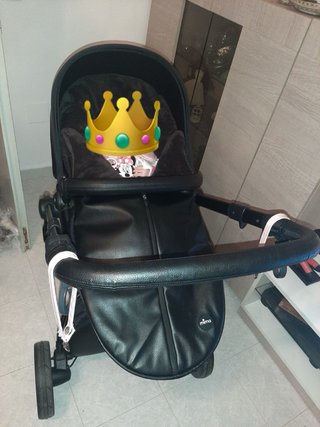 Cochecito de bebé Mima negro