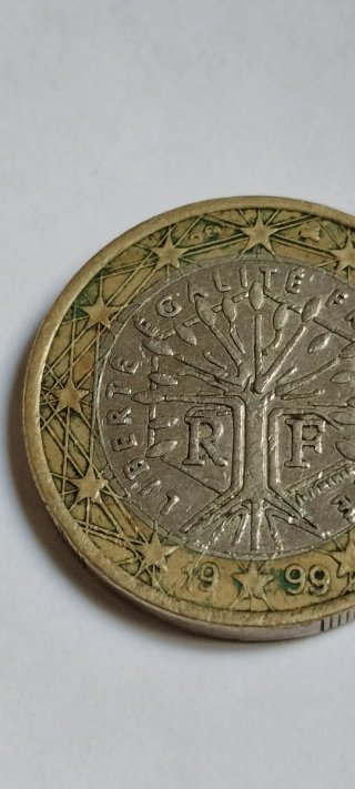 Moneda 1€ Francia 1999. ERRORES.GRAN VALOR!