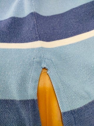 Polo Ralph Lauren Rayas Azules Talla XL