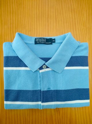 Polo Ralph Lauren Rayas Azules Talla XL