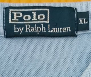 Polo Ralph Lauren Rayas Azules Talla XL