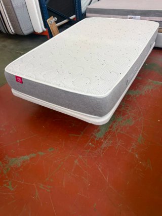 Base tapizada 3D+ Colchón Visco 120x190