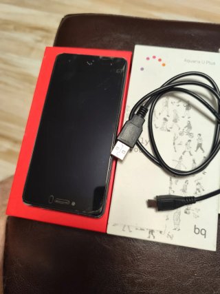 Móvil BQ Aquaris U Plus Negro