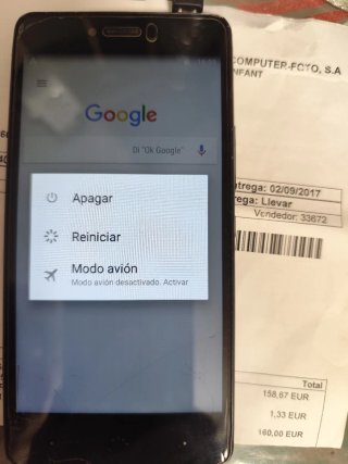 Móvil BQ Aquaris U Plus Negro