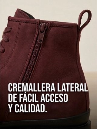 Botas Camper Piel Burdeos Talla 43.