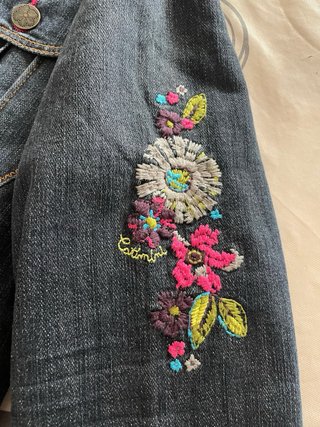Chaqueta vaquera acolchada Catimini