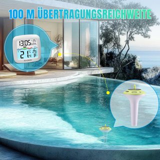 Termómetro Inalámbrico flotante de Piscina PT-5 TN