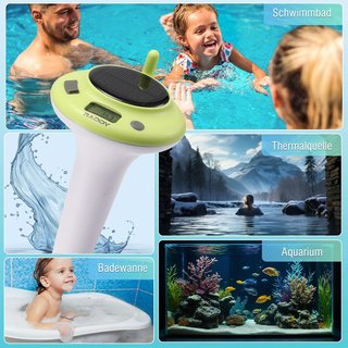 Termómetro Inalámbrico flotante de Piscina PT-5 TN