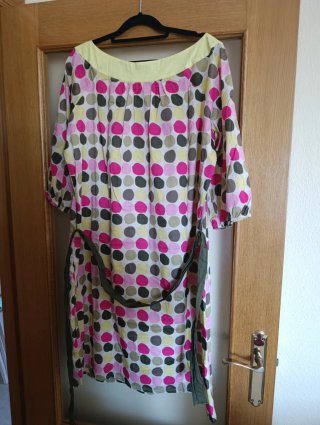 Vestido algodón lunares talla 48