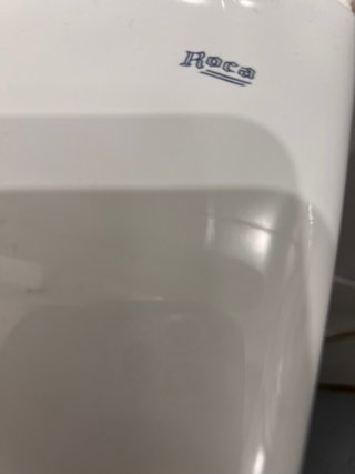 Lavabo Roca Blanco sin grifo