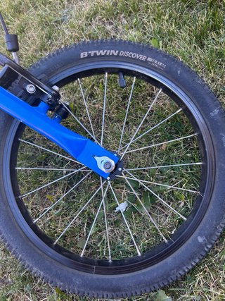 Bicicleta Btwin Discover 16 Azul