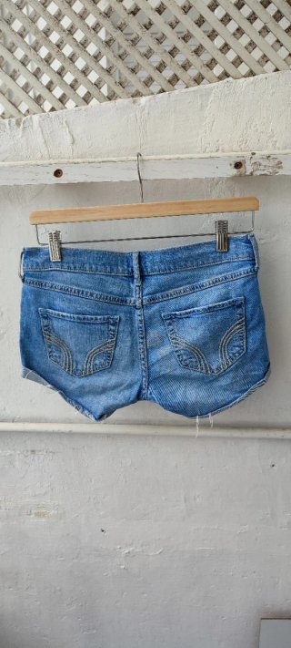 Shorts vaqueros Hollister azules