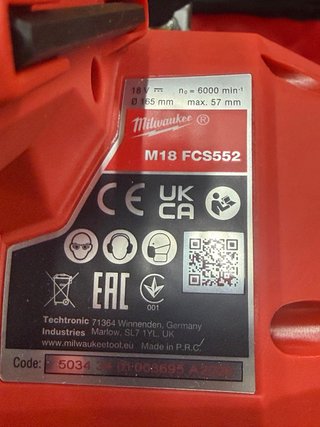 Set Milwaukee M12/M18