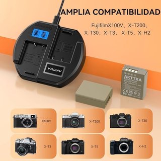 2x Baterías NP-W126S y Cargador PD10W NUEVO