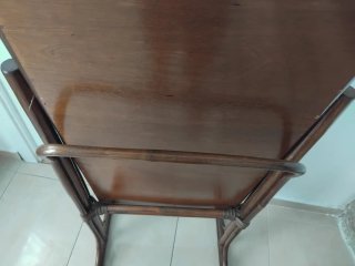 Espejo de pie grande de madera