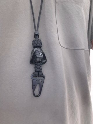Lanyard Paracord Darth Vader Negro
