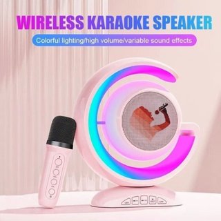 Altavoz Karaoke YS-110 con 2 Micrófonos
