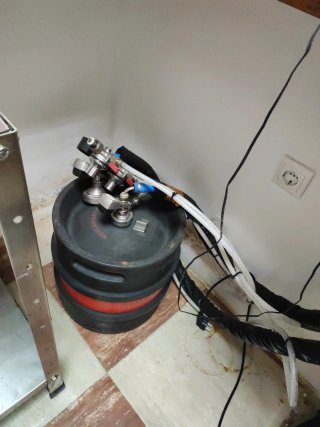 Grifo Cerveza Doble con enfriador