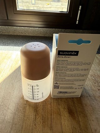 Biberón Suavinex Zero Zero 180ml Fair Tone