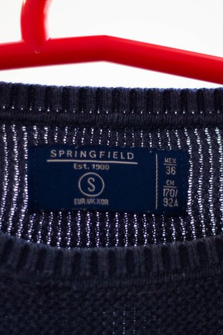 Jersey Springfield Mujer Talla M Azul