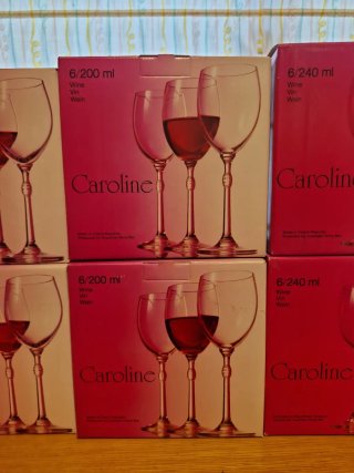 Copas de vino y champagne Caroline (6 uds)