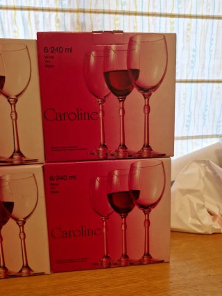 Copas de vino y champagne Caroline (6 uds)