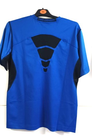 Camiseta deportiva Nike Pro Combat azul