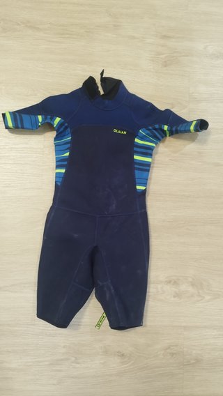 Dos trajes neopreno 3mm buceo. T.10 Largo y Corto