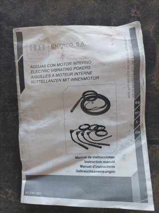 Vibrador hormigón construcción