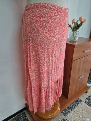 Falda Verano Talla 48-50 Estampada