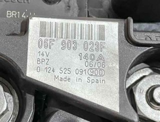 Volkswagen 126454 alternador 06f903023f golf v