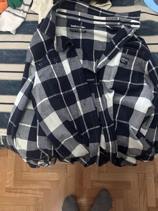 Camisa Ecko UNLTD cuadros azul y blanco