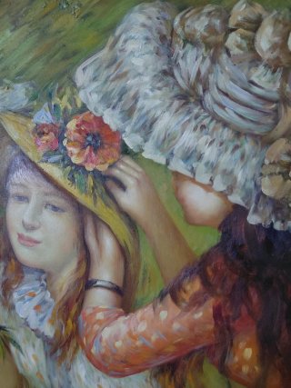 Reproducción al oleo de un Renoir